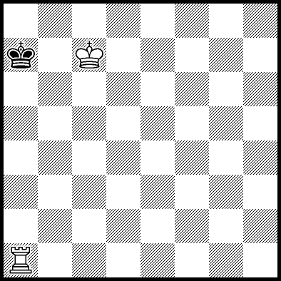 Checkmate with king and rook versus king